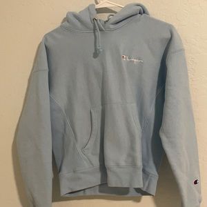 Light Blue Champion Sweatshirts